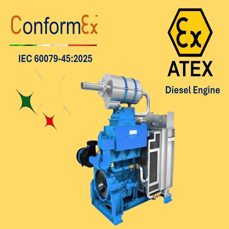 ATEX certification for diesel engines